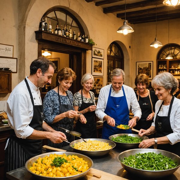 Quels sont les meilleurs endroits pour des vacances en Espagne avec des cours de cuisine et des visites de marchés?